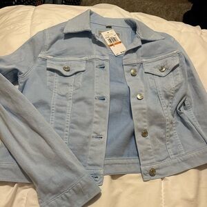 Michael Kors Light Blue Denim Jacket